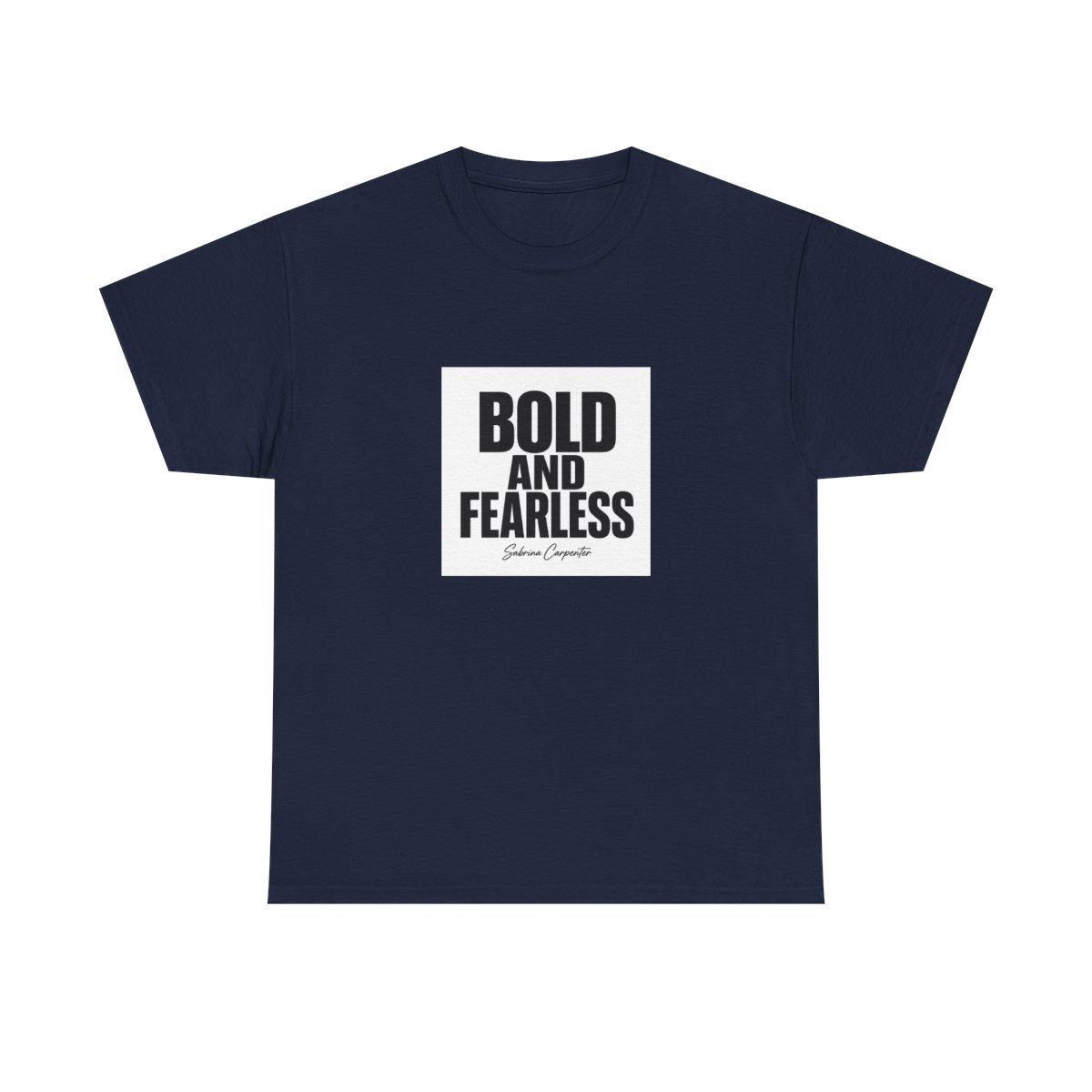 Sabrina Carpenter "Bold and Fearless" Unisex Tee - alternate angle 5, merchandise