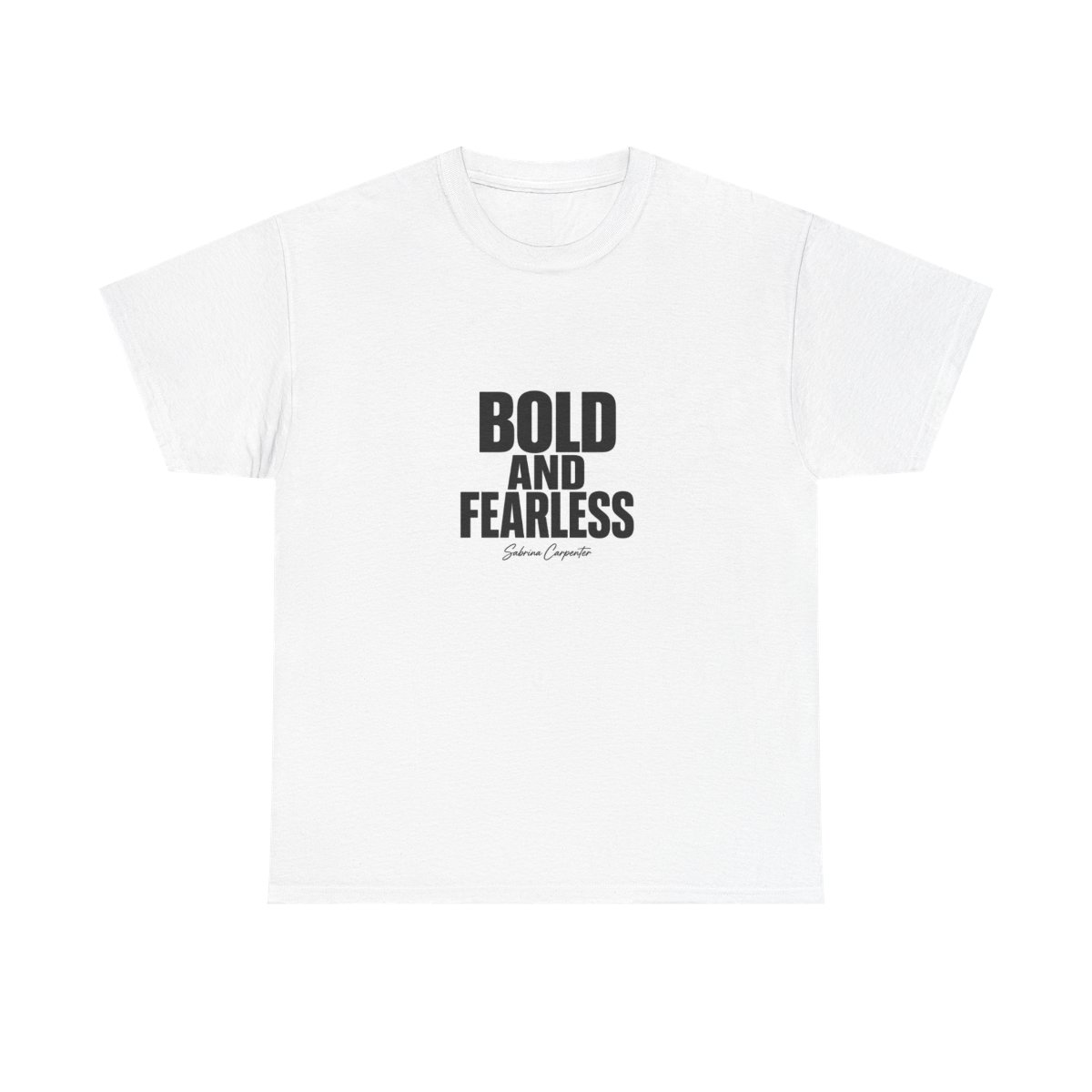Sabrina Carpenter "Bold and Fearless" Unisex Tee - Sabrina Carpenter official T-Shirts merch