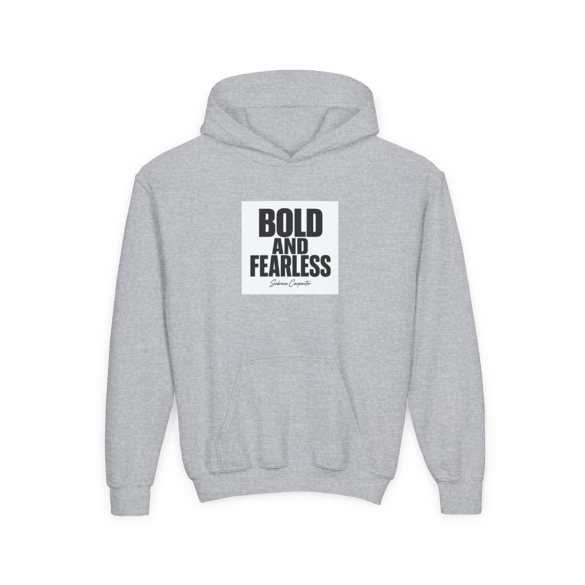 Sabrina Carpenter "Bold and Fearless" Kids Hoodie - alternate angle 3, merchandise