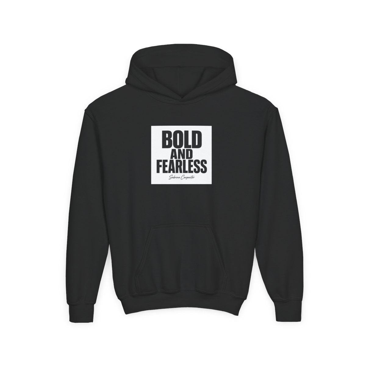 Sabrina Carpenter "Bold and Fearless" Kids Hoodie