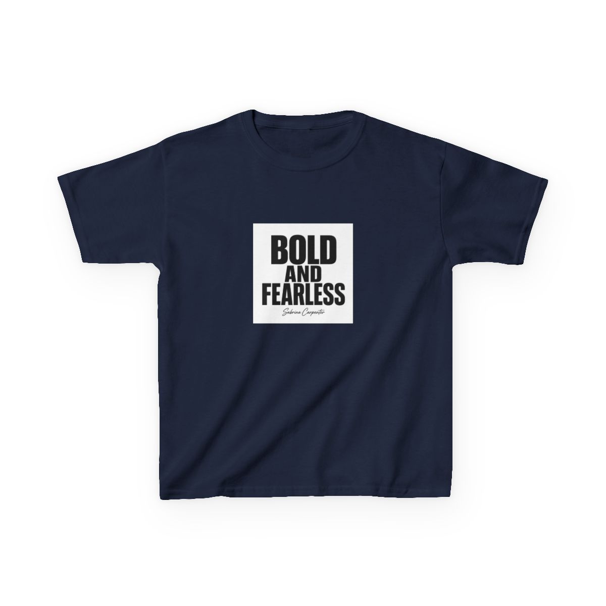 Sabrina Carpenter "Bold and Fearless" Unisex Kids Tee - alternate angle 5, merchandise