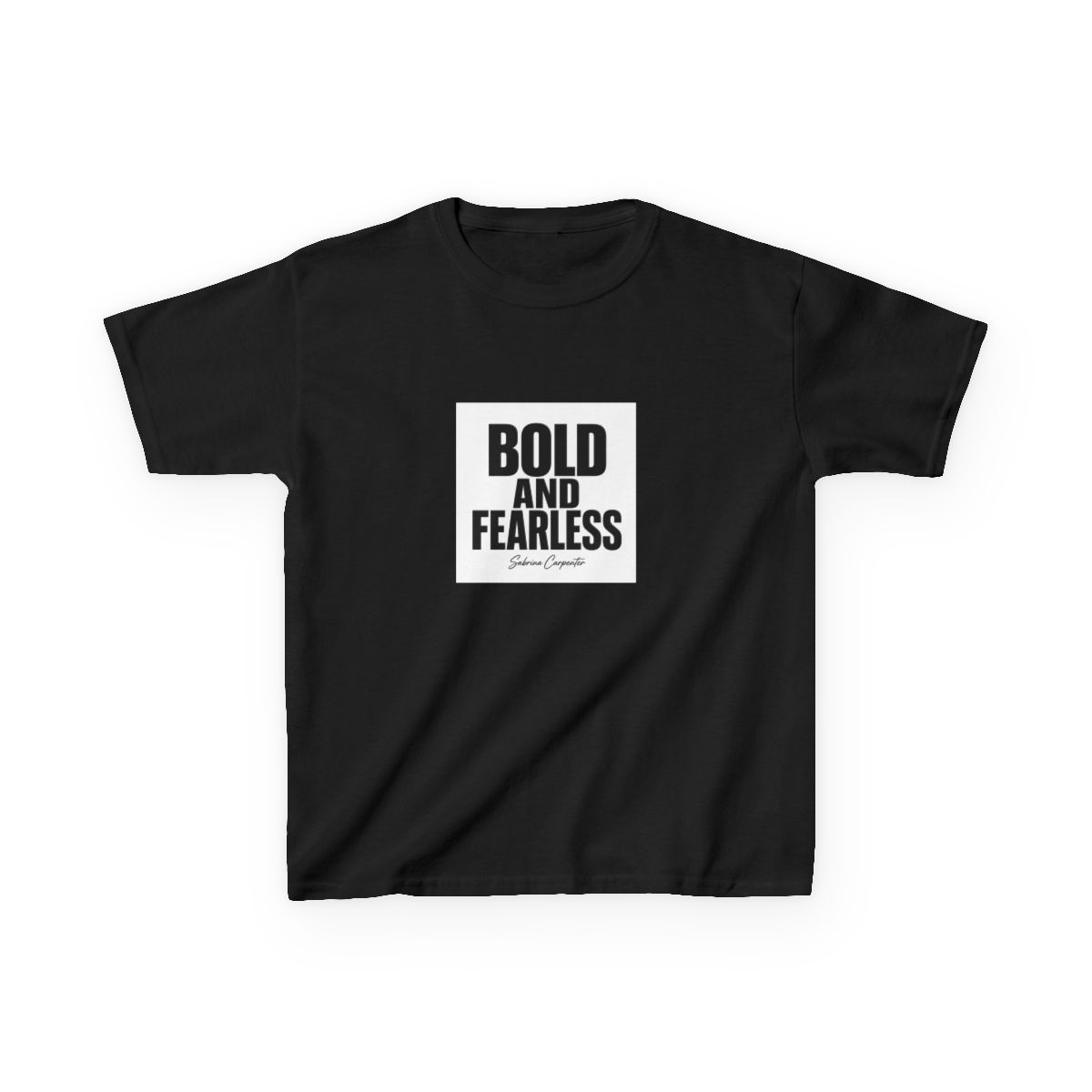 Sabrina Carpenter "Bold and Fearless" Unisex Kids Tee