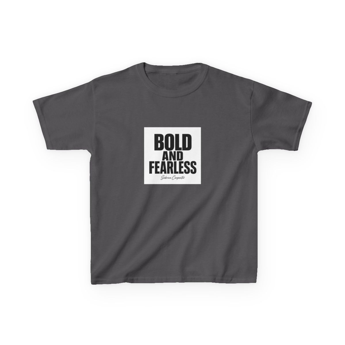 Sabrina Carpenter "Bold and Fearless" Unisex Kids Tee - alternate angle 4, merchandise