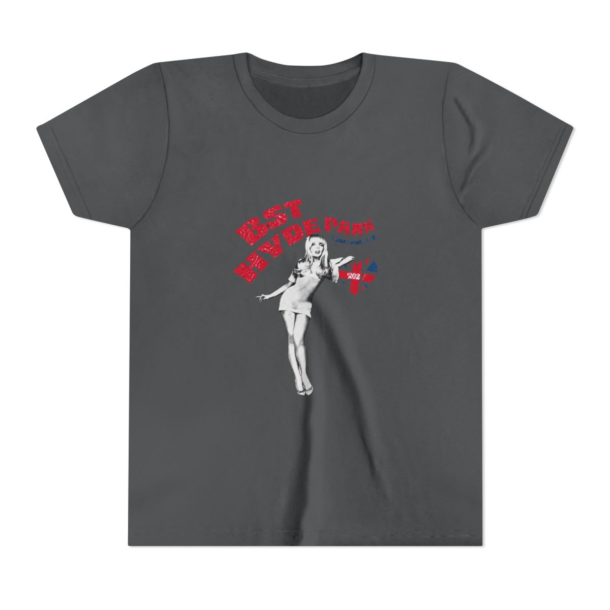 Sabrina Carpenter BST Hyde Park London Tour 2025 Kids T Shirt - alternate angle 4, merchandise