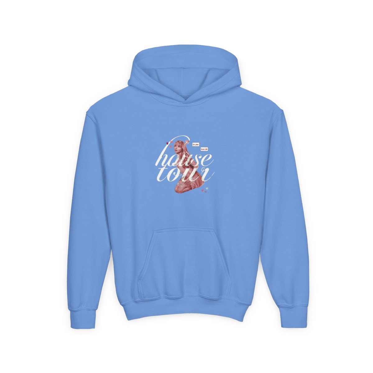 Sabrina Carpenter Do You Want The House Tour Kids Hoodie - alternate angle 5, merchandise