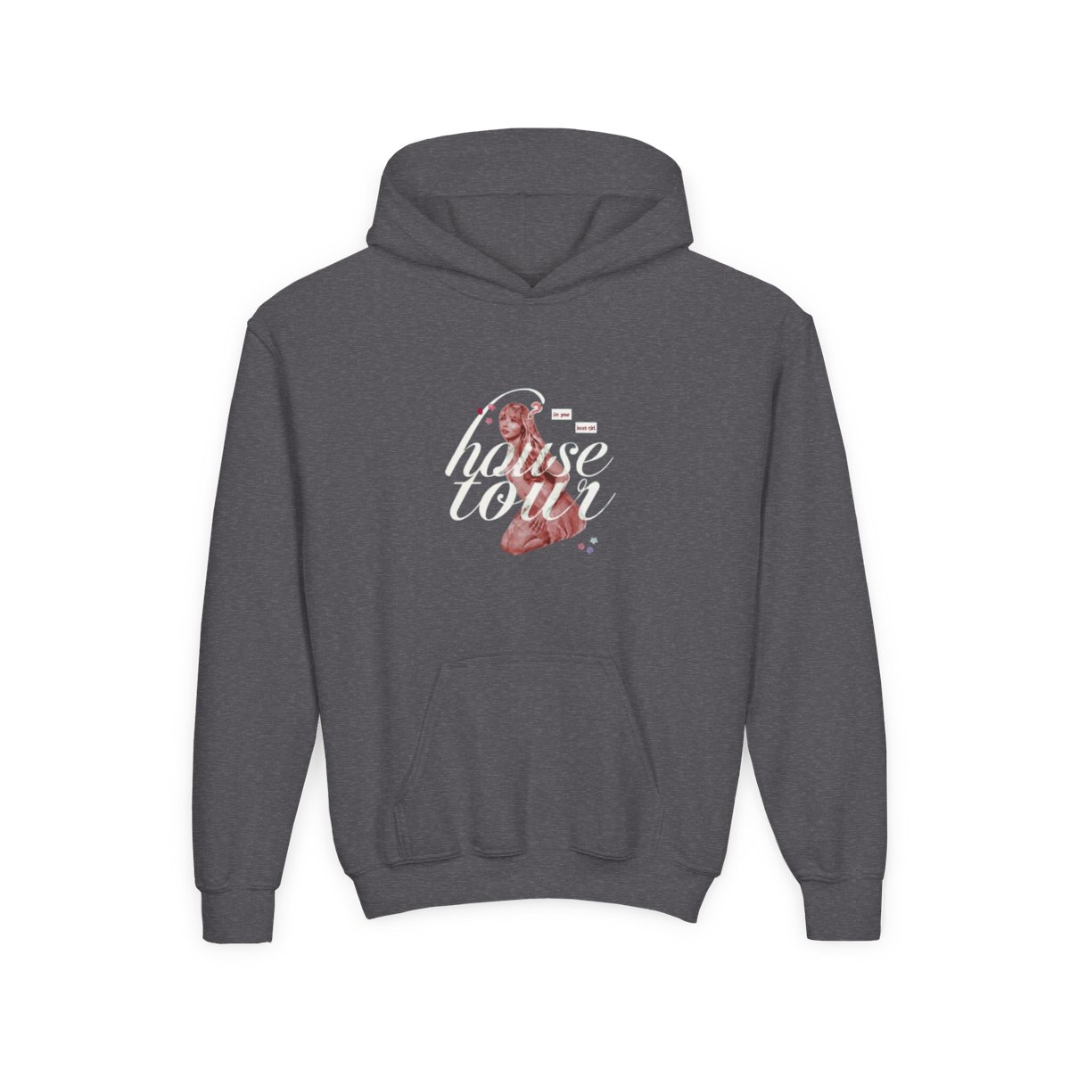 Sabrina Carpenter Do You Want The House Tour Kids Hoodie - alternate angle 4, merchandise