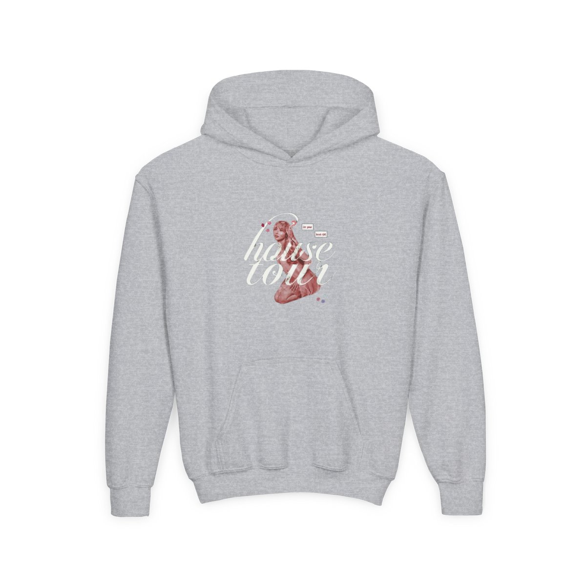 Sabrina Carpenter Do You Want The House Tour Kids Hoodie - alternate angle 2, merchandise