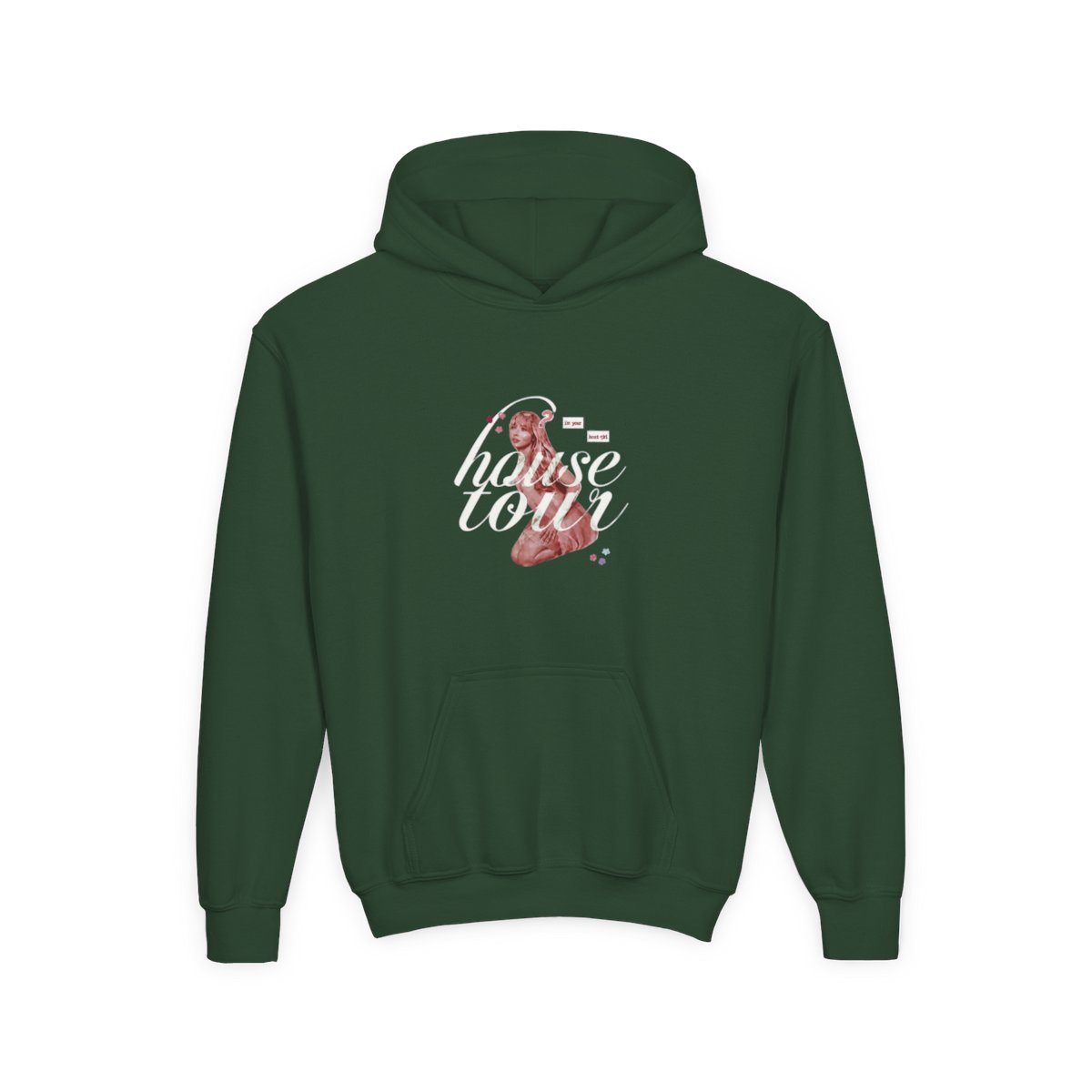 Sabrina Carpenter Do You Want The House Tour Kids Hoodie - alternate angle 3, merchandise