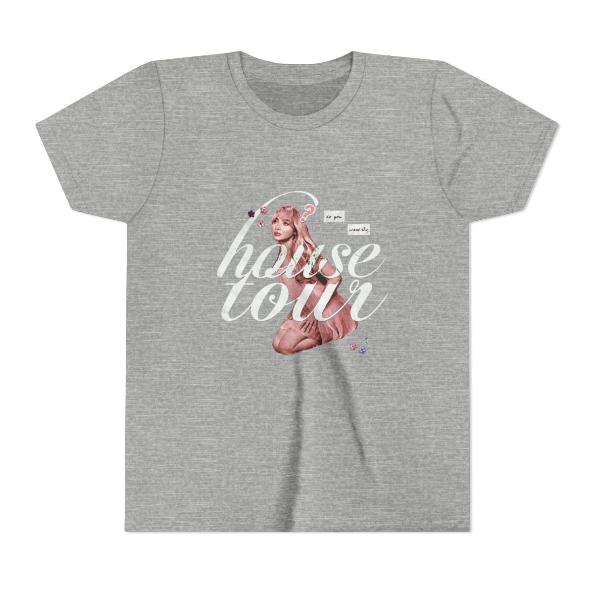 Sabrina Carpenter Do You Want The House Tour Kids T Shirt - alternate angle 3, merchandise
