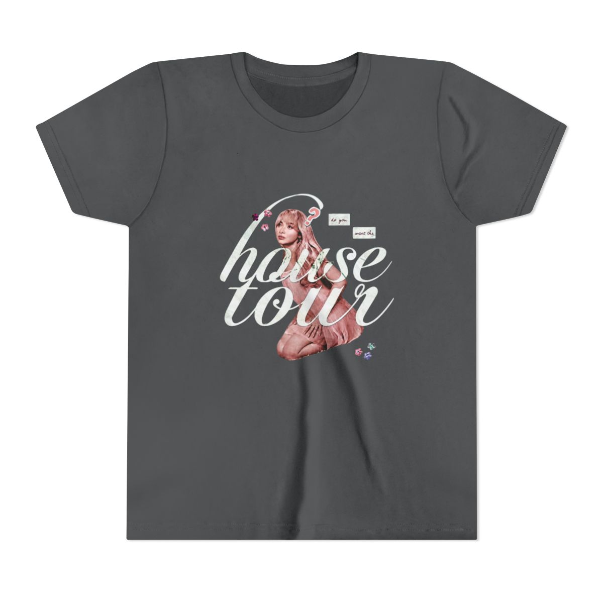 Sabrina Carpenter Do You Want The House Tour Kids T Shirt - alternate angle 5, merchandise