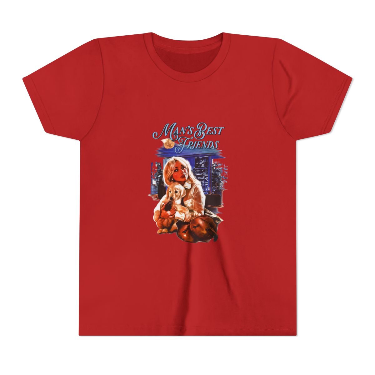 Sabrina Carpenter Mans Best Friends Vintage Movie Poster Kids T Shirt - alternate angle 5, merchandise
